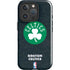 NBA Boston Celtics Black Secondary Logo iPhone 16 Pro Impact Case